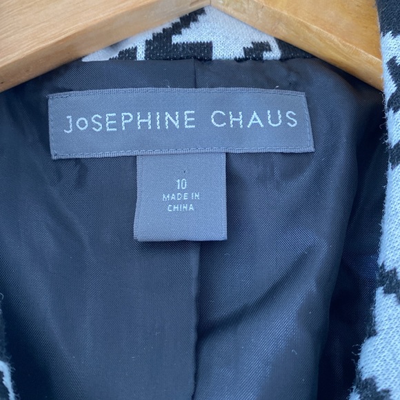 Josephine Chause Houndstooth Blazer 10 - Picture 9 of 11